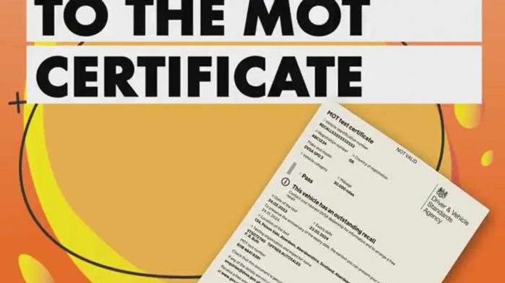 UK MOT test pass 100%